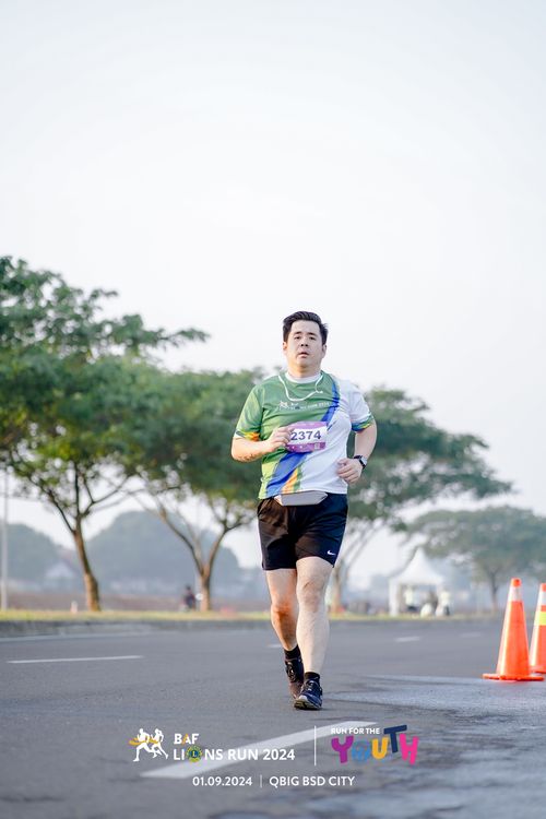 Race photo from BAF LIONS RUN 2024