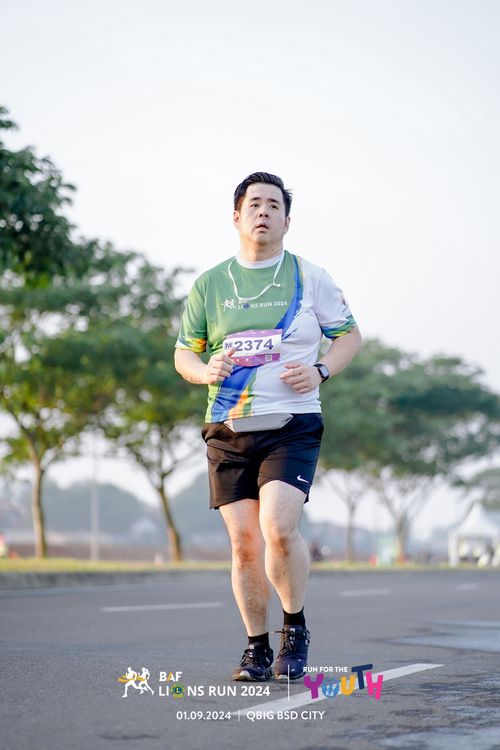 Race photo from BAF LIONS RUN 2024