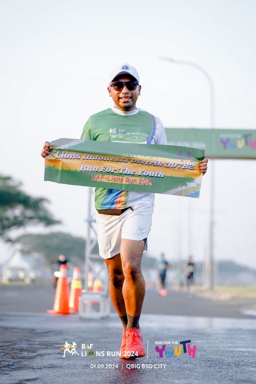 Race photo from BAF LIONS RUN 2024
