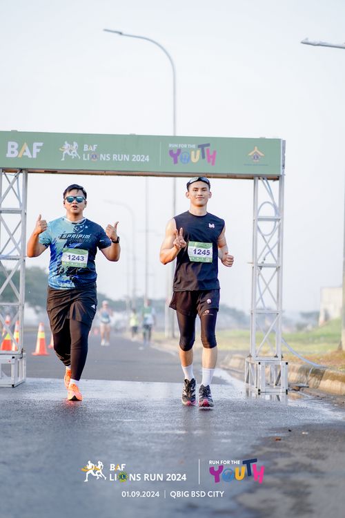 Race photo from BAF LIONS RUN 2024