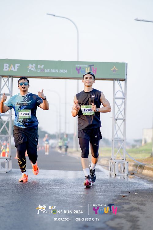 Race photo from BAF LIONS RUN 2024