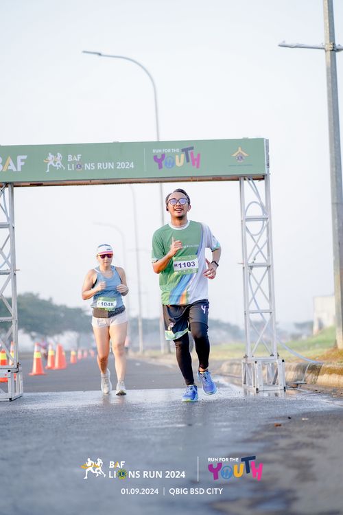 Race photo from BAF LIONS RUN 2024