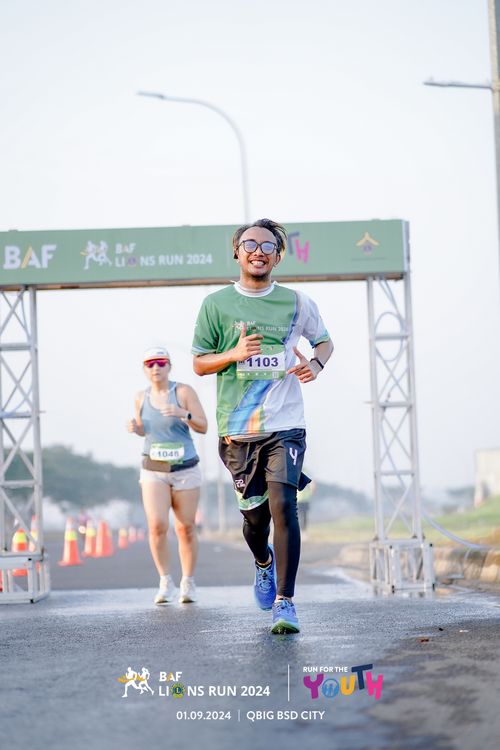 Race photo from BAF LIONS RUN 2024