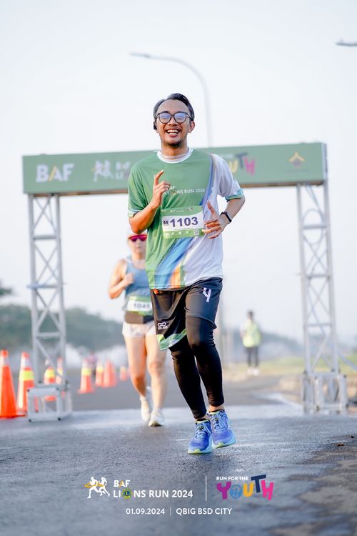 Race photo from BAF LIONS RUN 2024