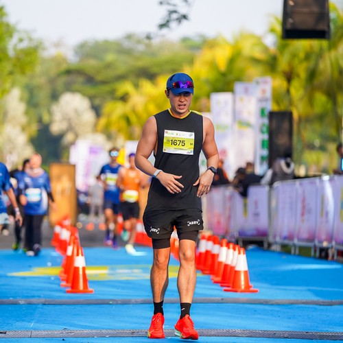 Race photo from BOGORUN 2026