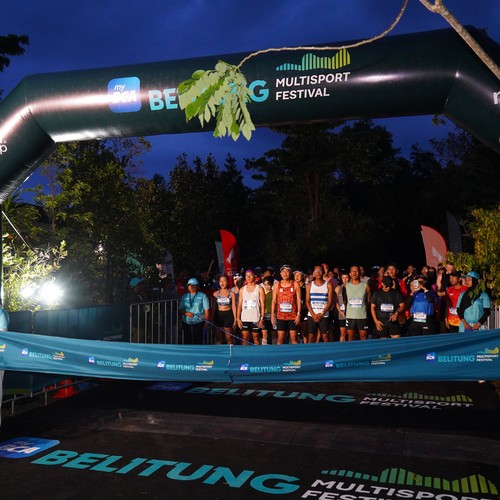 Race photo from Belitung Multisport Festival