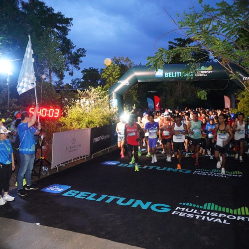 Race photo from Belitung Multisport Festival
