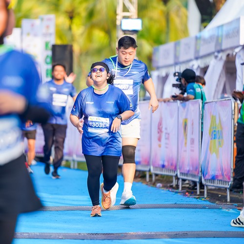 Race photo from BOGORUN 2026