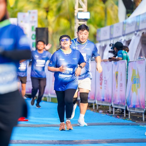 Race photo from BOGORUN 2026
