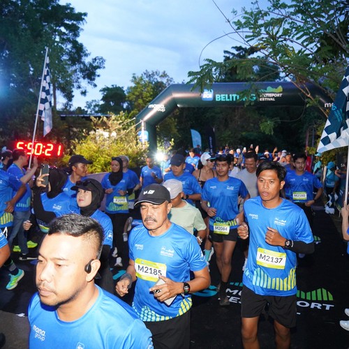 Race photo from Belitung Multisport Festival
