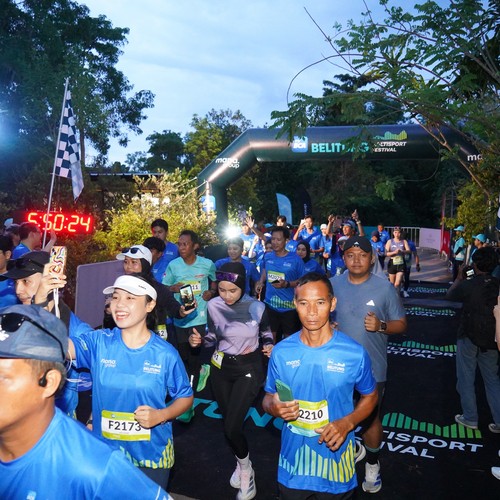 Race photo from Belitung Multisport Festival