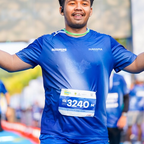Race photo from BOGORUN 2026