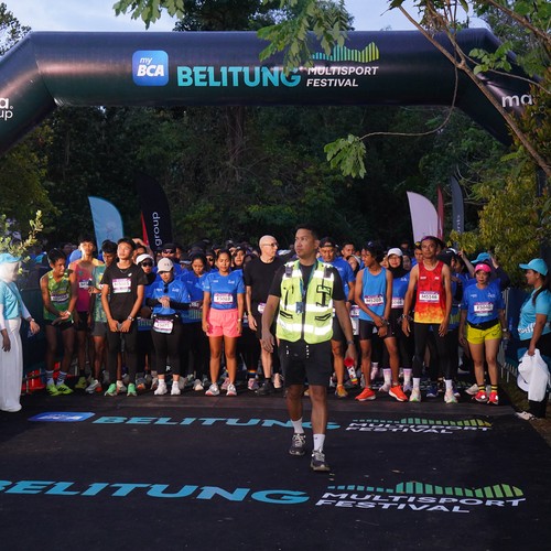 Race photo from Belitung Multisport Festival