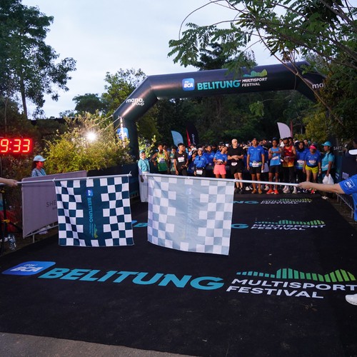 Race photo from Belitung Multisport Festival
