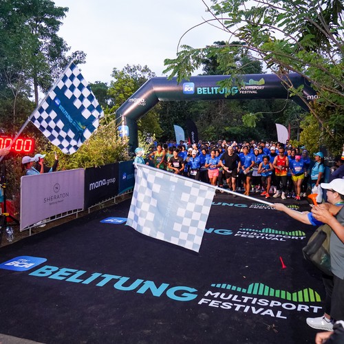 Race photo from Belitung Multisport Festival