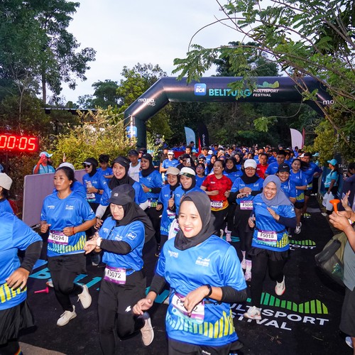 Race photo from Belitung Multisport Festival