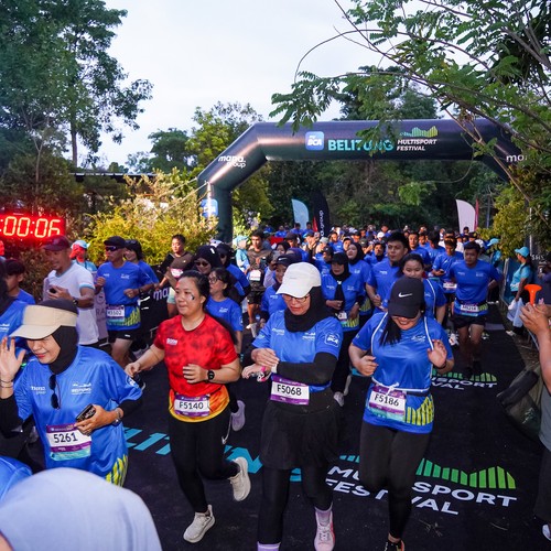 Race photo from Belitung Multisport Festival