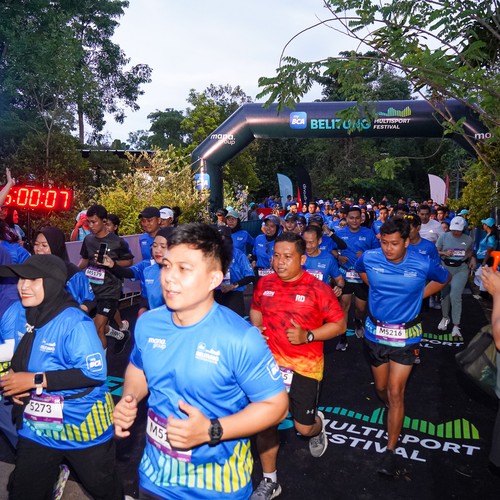 Race photo from Belitung Multisport Festival