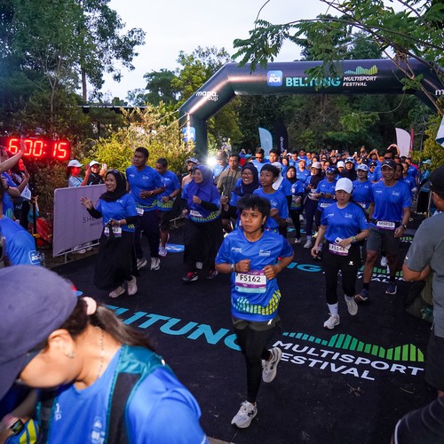 Race photo from Belitung Multisport Festival