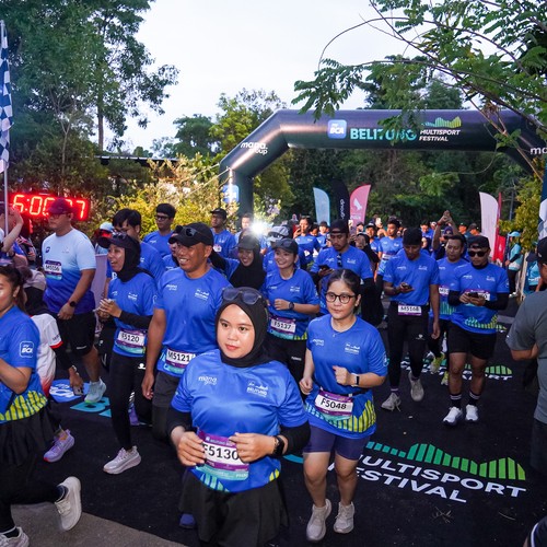 Race photo from Belitung Multisport Festival