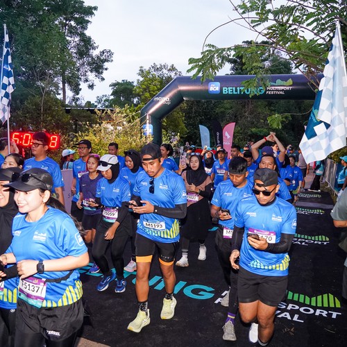 Race photo from Belitung Multisport Festival