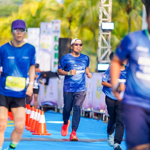Race photo from BOGORUN 2026