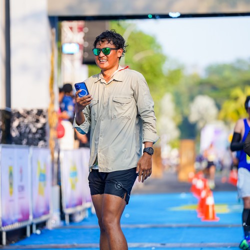 Race photo from BOGORUN 2026