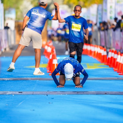 Race photo from BOGORUN 2026