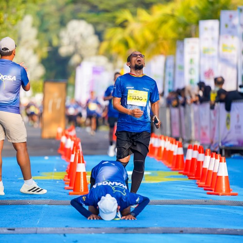 Race photo from BOGORUN 2026