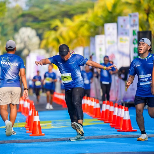 Race photo from BOGORUN 2026