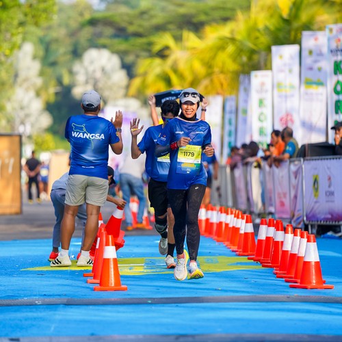 Race photo from BOGORUN 2026