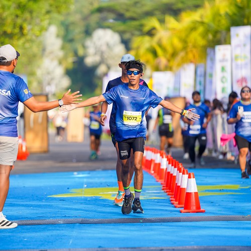 Race photo from BOGORUN 2026