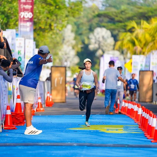 Race photo from BOGORUN 2026