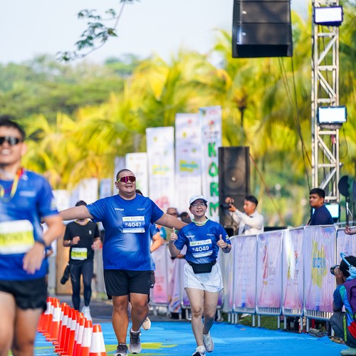 Race photo from BOGORUN 2026