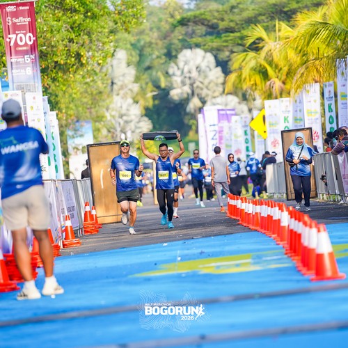 Race photo from BOGORUN 2026