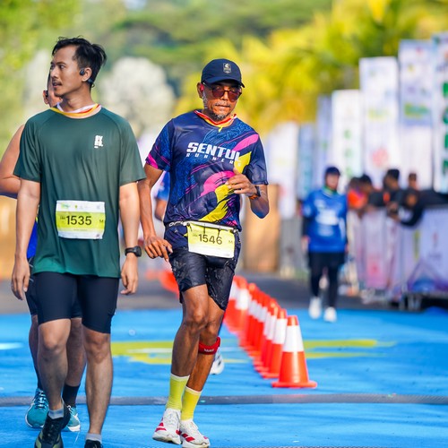 Race photo from BOGORUN 2026