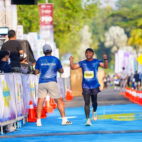 Race photo from BOGORUN 2026