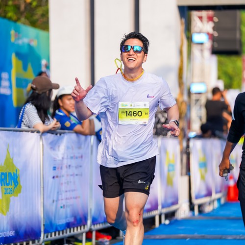 Race photo from BOGORUN 2026