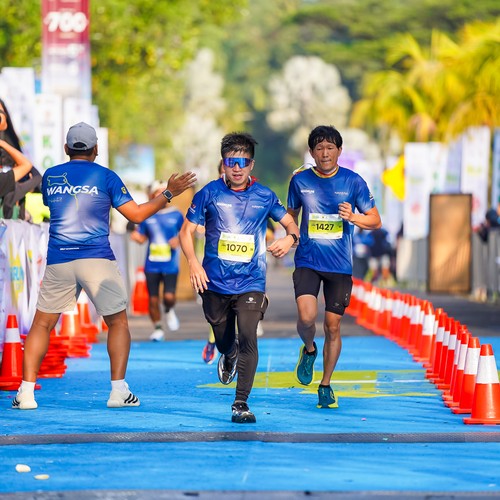 Race photo from BOGORUN 2026