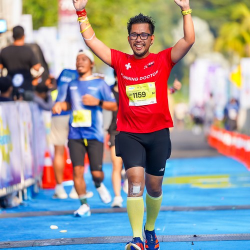 Race photo from BOGORUN 2026