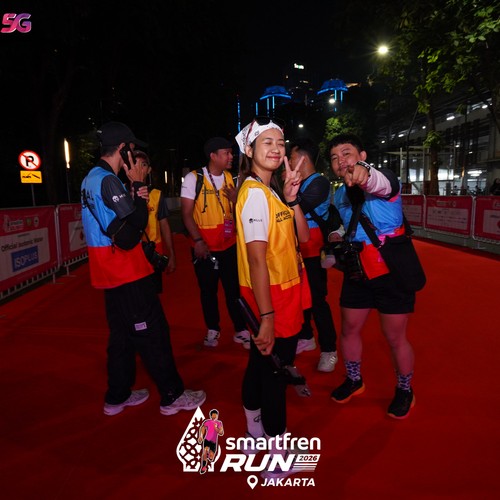 Race photo from SMARTFREN RUN 2026