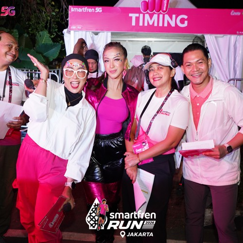 Race photo from SMARTFREN RUN 2026
