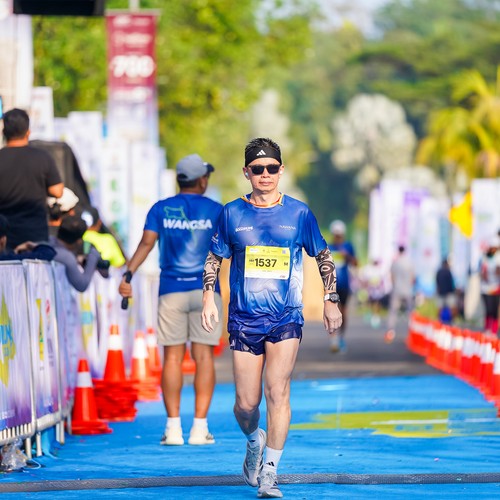 Race photo from BOGORUN 2026