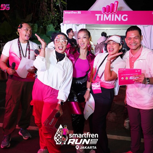 Race photo from SMARTFREN RUN 2026