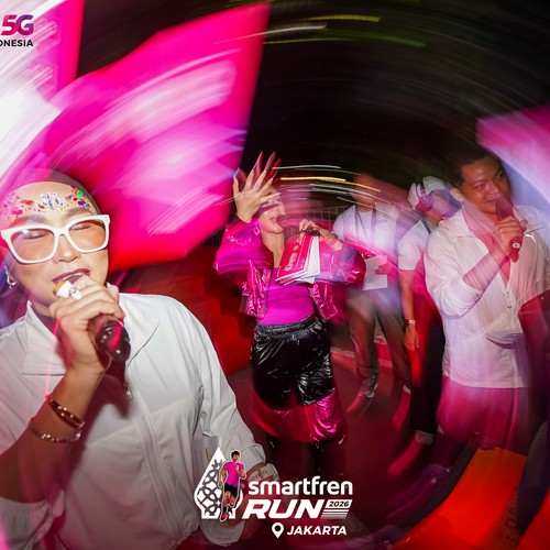 Race photo from SMARTFREN RUN 2026