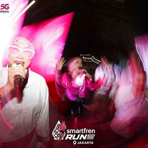 Race photo from SMARTFREN RUN 2026