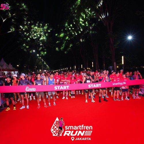 Race photo from SMARTFREN RUN 2026
