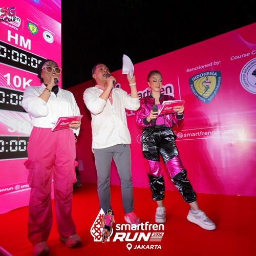 Race photo from SMARTFREN RUN 2026