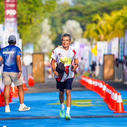 Race photo from BOGORUN 2026