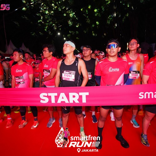 Race photo from SMARTFREN RUN 2026